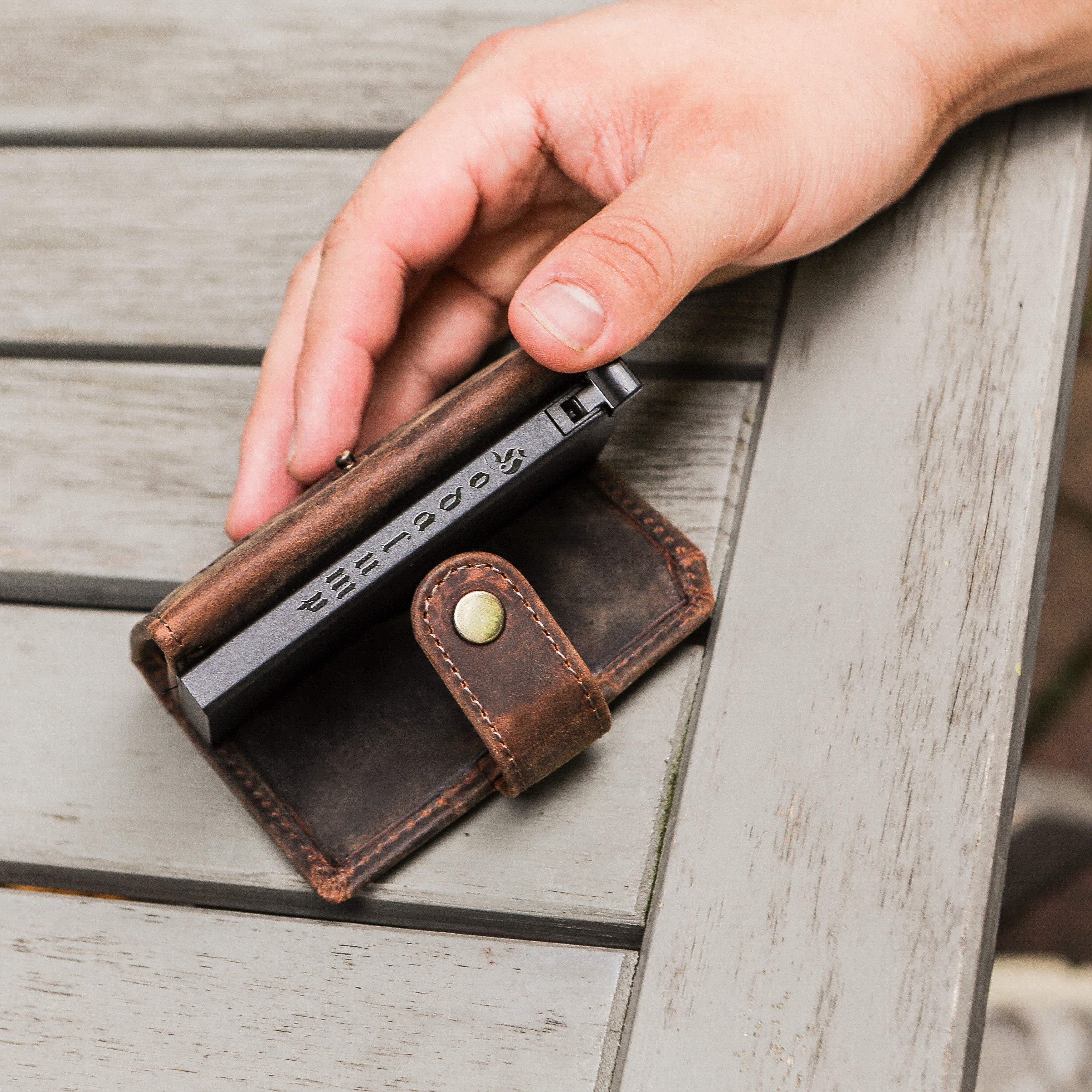 LEERTJE compacte veelzijdige wallet