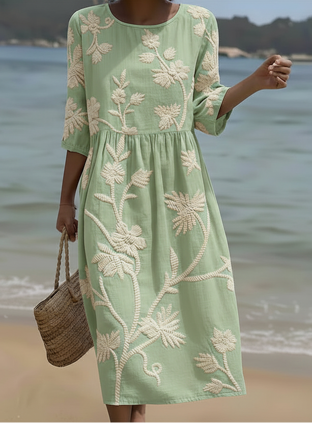 Luna - Elegante jurk met bloemenprint