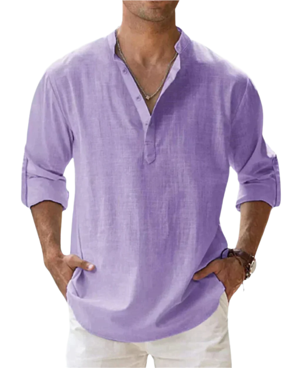 LUCAS - Premium Katoenen Slim Fit Overhemd