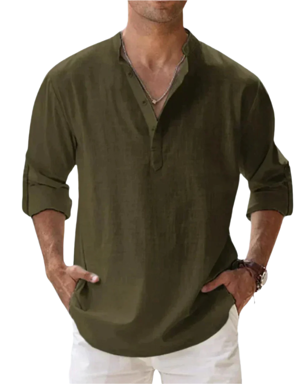 LUCAS - Premium Katoenen Slim Fit Overhemd