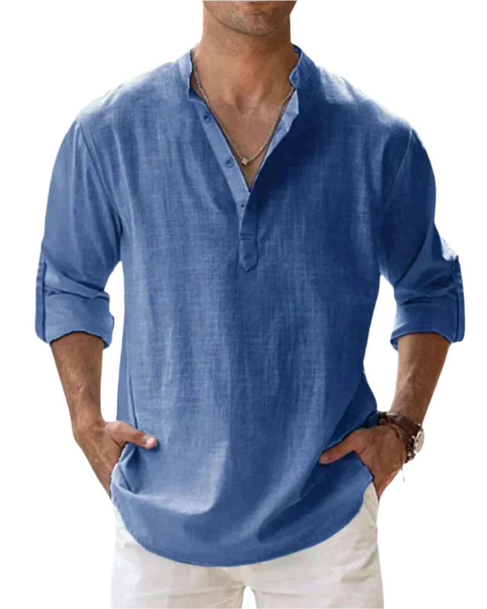 LUCAS - Premium Katoenen Slim Fit Overhemd