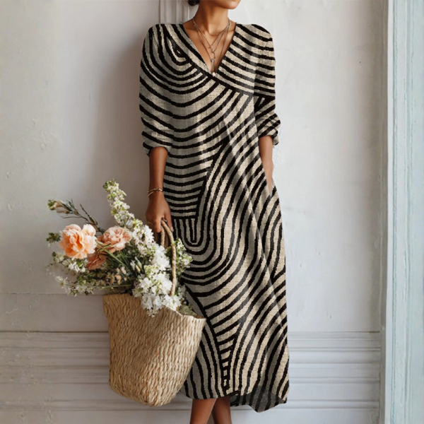 Grace - Jurk met artistiek retrodesign