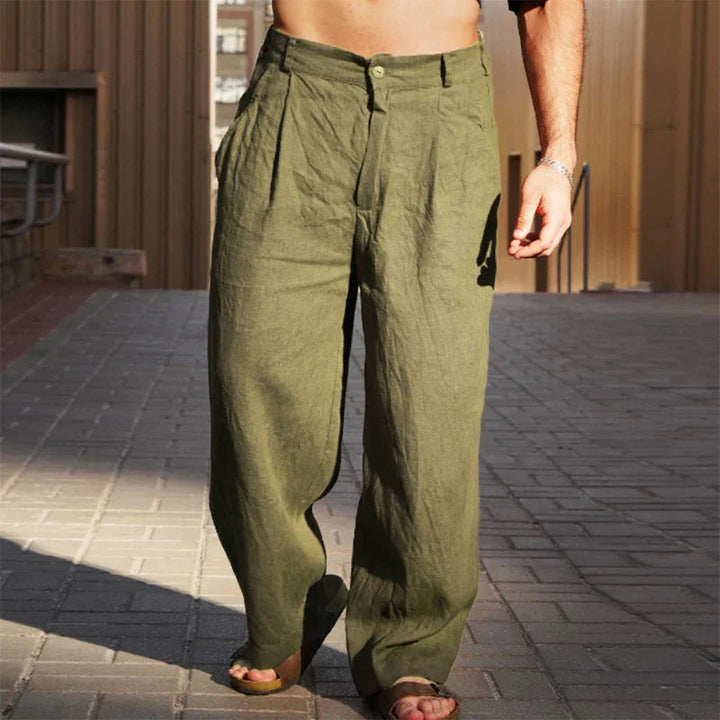 MASON - Luchtige Linnen Broek