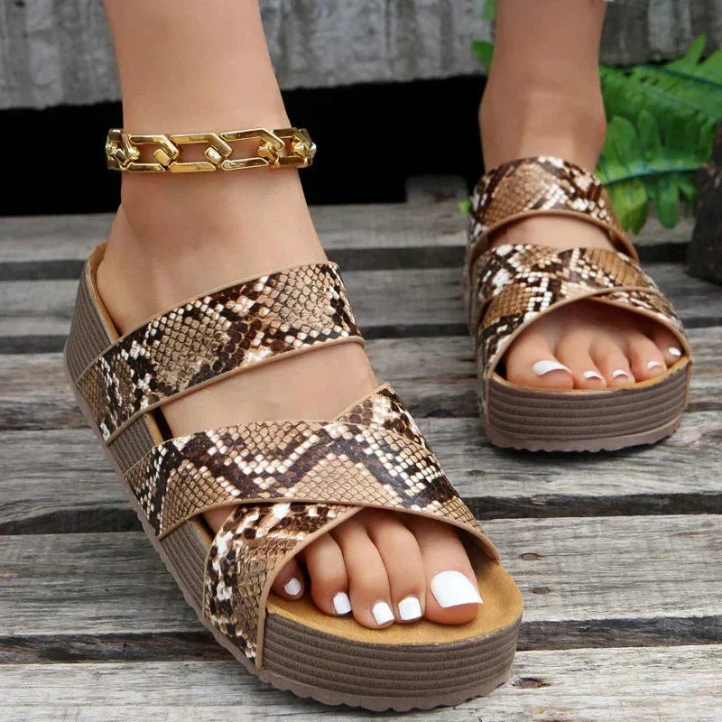 Anna - Comfortabele Leren Sandalen